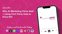 Why AI Marketing Pilots Stall + Using First-Party Data to Drive ROI Why AI Marketing Pilots Stall + Using First-Party Data to Drive ROI