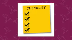 Post-it note checklist Post-it note checklist