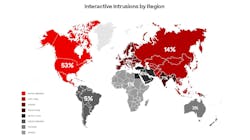 Interactive Cyber Intrusions by Region, 2024 Interactive Cyber Intrusions by Region, 2024