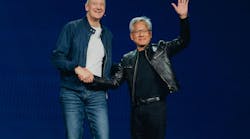 Roland Busch (L), president and CEO of Siemens AG, and Jensen Huang (R), founder and CEO of NVIDIA, announce the expansion of their partnership at CES 2026. Roland Busch (L), president and CEO of Siemens AG, and Jensen Huang (R), founder and CEO of NVIDIA, announce the expansion of their partnership at CES 2026.