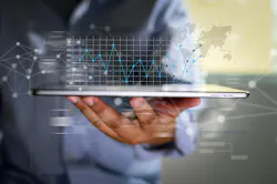 IT image illustrating data analytics and KPIs. IT image illustrating data analytics and KPIs.